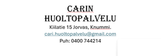 Carin Huoltopalvelu Jorvas